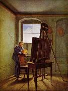 Caspar David Friedrich in his Studio Georg Friedrich Kersting